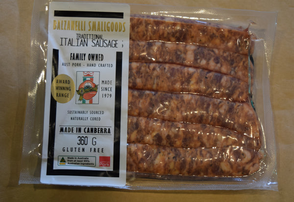 Balzanelli's Italian Sausages 380g